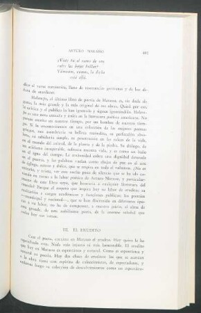 III. - El erudito