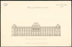 Wettbewerb Museumsinsel, Berlin: Renaissance-Museum: Rückansicht