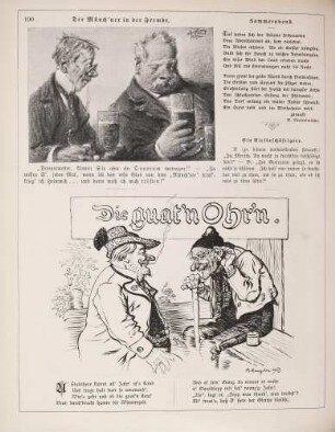 "Der Münch'ner in der Fremde" "Die guat'n Ohr'n"