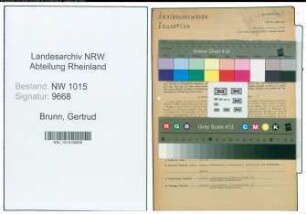 Entnazifizierung Gertrud Brunn , geb. 27.09.1888 (Lehrerin)