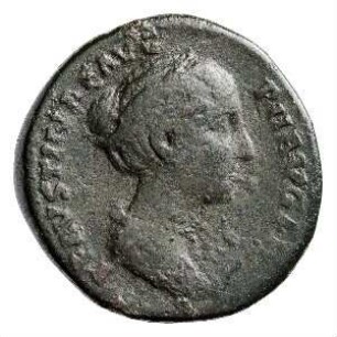 Münze, Dupondius, 145 - 161 n. Chr.