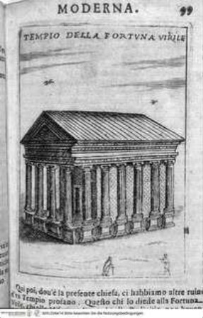 Ritratto di Roma moderna., Seite 99: Tempio della Fortuna Virile