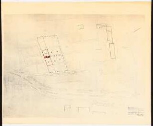 Bundesgartenschau (Grugapark) 1965, Essen: Umgestaltung des Lehr- und Beispielgartens der Kleingärtner: Grundriss 1:200