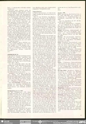 Dreimal Bauhaus : Berichte Informationen