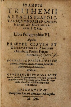 Libri polygraphiae VI