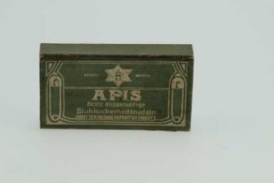 Schachtel für Sicherheitsnadeln