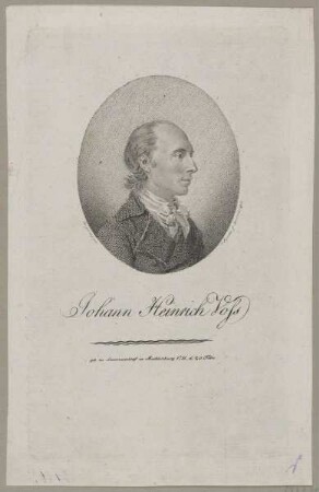 Bildnis des Johann Heinrich Voss