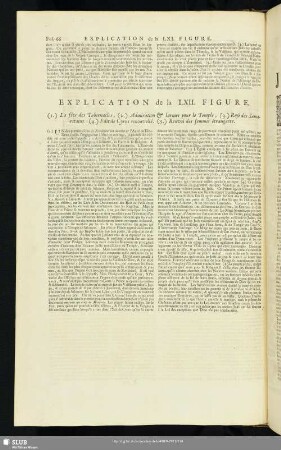 Explication de la LXII. Figure