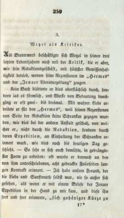 3. Wetzel als Kritiker