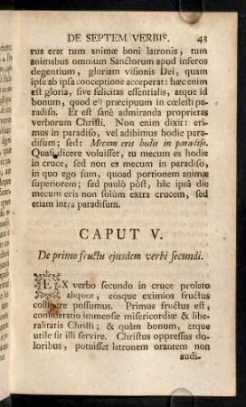 43-47, Caput V