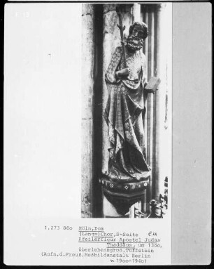 Typologisches Christgeburtsfenster, N XXIII, Felder 3c, d-5c, d: Heiliger Gregorius Maurus und Heiliger Gereon