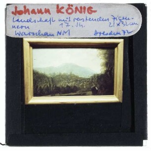 König, Landschaft mit rastenden Zigeunern
