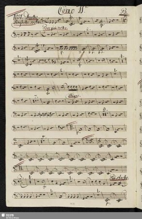 1051. Duetto: Caro amico / Cimarosa, D.