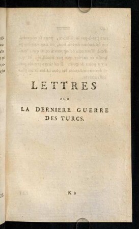 147-226, Lettres sur...