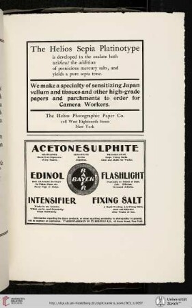 Farbenfabriken of Elberfeld Co. [Bayer Photographic Products]