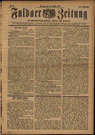 Ausgabe vom Freitag, den 12. März 1897.