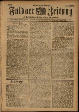 Ausgabe vom Freitag, den 12. März 1897.