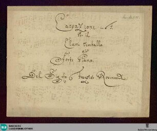 Divertimentos - Don Mus.Ms. 1681 : cemb; F