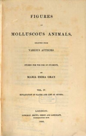 Figures of molluscous animals, selected from various authors, 4