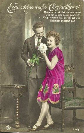 Eine schön weiße Chrysantheme!