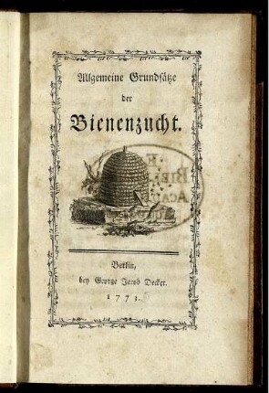 Allgemeine Grundsätze der Bienenzucht