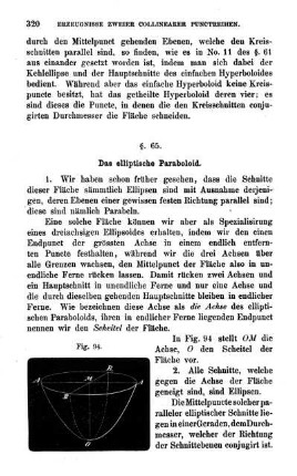 § 65. Das elliptische Paraboloid.