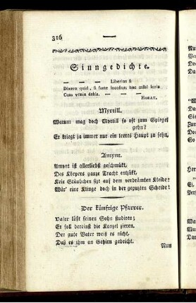 Sinngedichte.