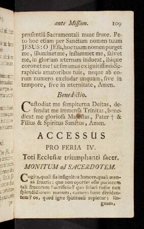 109-119, Incensum Fer. 4. ante/post Missam.