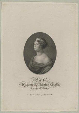 Bildnis der Königin Luise Auguste Wilhelmine Amalie von Preußen
