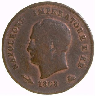 Münze, 3 Centesimi, 1808