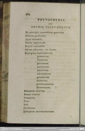Phytochymia seu Chymia Vegetabilium