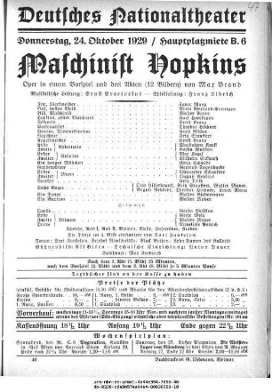 Maschinist Hopkins