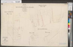 Soelde (Dortmund), Zusammenlegung Sölde, Bl. 6 Brouillonkarte Aplerbeck Flur 1, Asseln Flur 3, Holzwickede Flur 1 u. 4