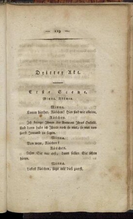 Erste [bis] Dreyzehnte Scene