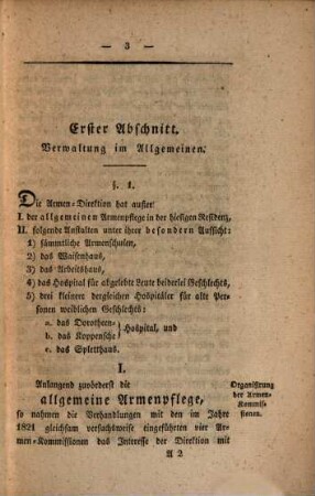 Die öffentliche Armenpflege in Berlin : Mit besonderer Beziehung auf die vier Verwaltungs-Jahre 1822 bis 1825