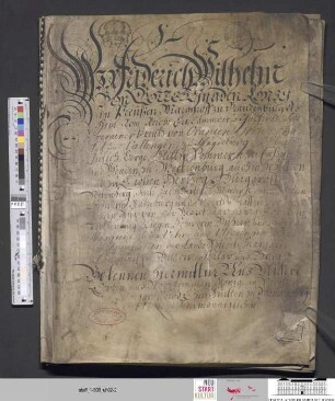 Erneuertes Privileg der Chirurgen und Barbiere vom 15.11.1714