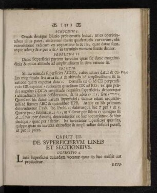 Caput III. De Svperficiervm Lineis Et Sectionibvs.