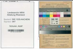 Entnazifizierung Adolf Schuren , geb. 18.04.1902 (Steiger)