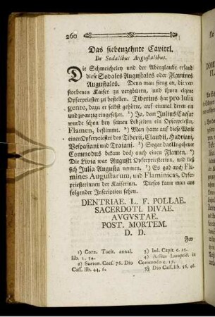Das siebenzehnte Capitel. De Sodalibus Augustalibus