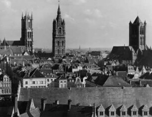 Blick auf Gent, Flandern, Belgien