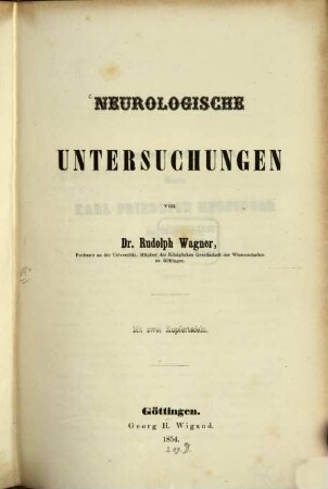 Neurologische Untersuchungen