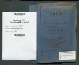 Altpeter; Heinrich, Bergassessor; Prüfungs- u. Personalakten Band 2