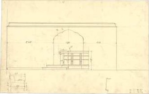 Littmann, Max; Bocksberg; Hofgut, Landhaus - Wohnzimmer (Detail)