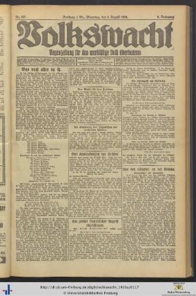 Nr. 177-203 (August 1916)