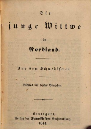 Die junge Wittwe in Nordland, 4/[6]