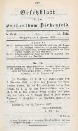 1. Januar-23. December = 43.-80. Stück