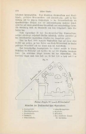 Fig. 16. Situation des Joachimsthal'schen Gymnasium