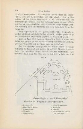 Fig. 16. Situation des Joachimsthal'schen Gymnasium