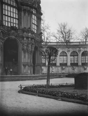 Dresden, Zwinger : Dresden-Altstadt, Zwinger. Wallpavillon
