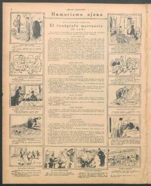 El fonógrafo mortuorio : El cuento cómico